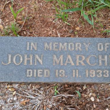 MARCHESI John -1933