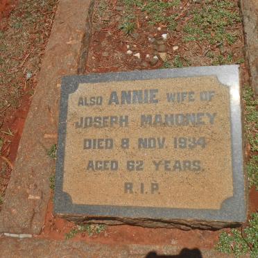MAHONEY Annie -1934