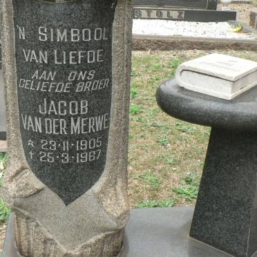 MERWE Jacob, van der 1905-1967