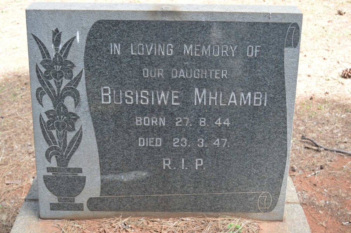 MHLAMBI Busisiwe 1944-1947