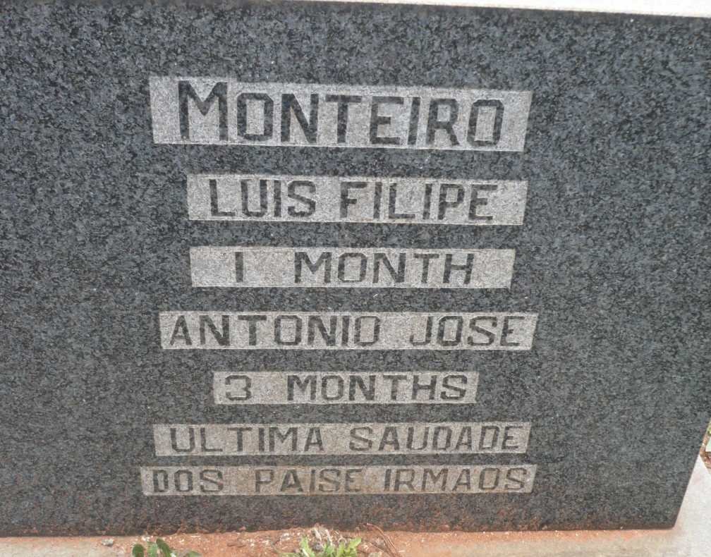 MONTEIRO Luis Filipe :: MONTEIRO Antonio Jose