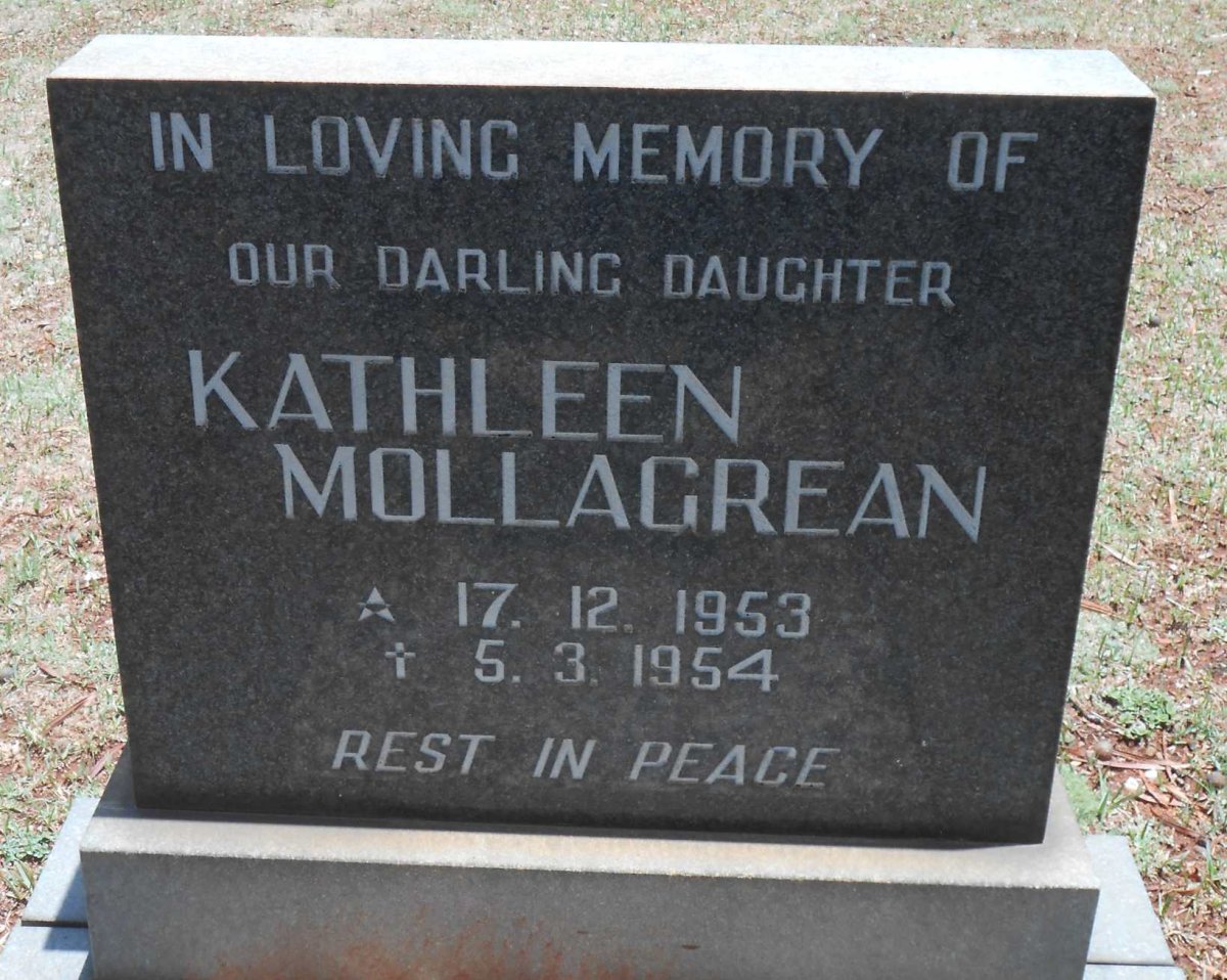 MOLLAGREAN Kathleen 1953-1954
