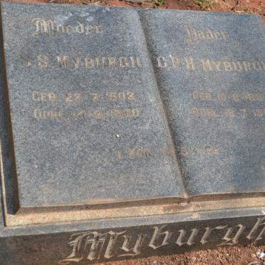 MYBURGH C.P.H. 1887-1952 &amp; S. 1903-1950