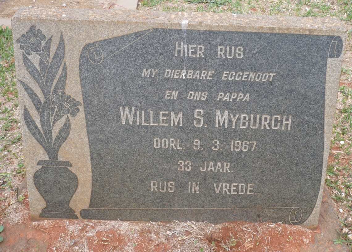 MYBURGH Willem S. -1967