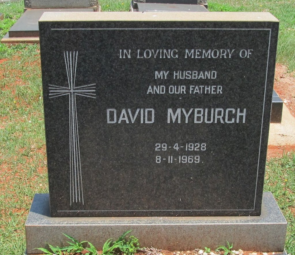 MYBURGH David 1928-1969