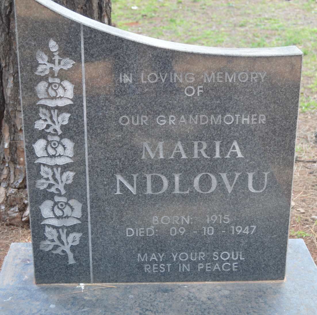 NDLOVU Maria 1915-1947