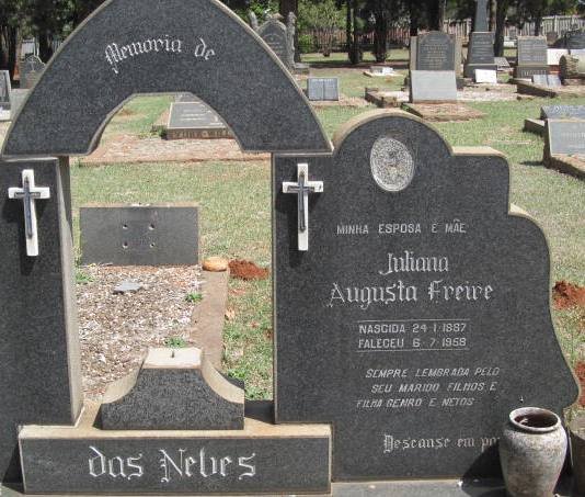 NEBES Juliana Augusta Freire, das 1897-1958