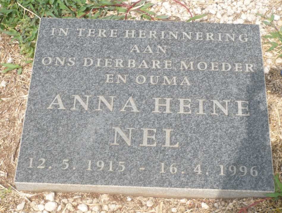 NEL Anna Heine 1915-1996