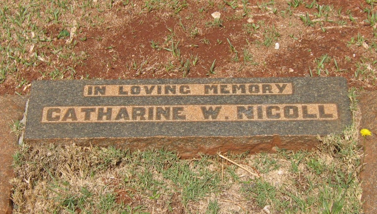 NICOLL Catharine W.