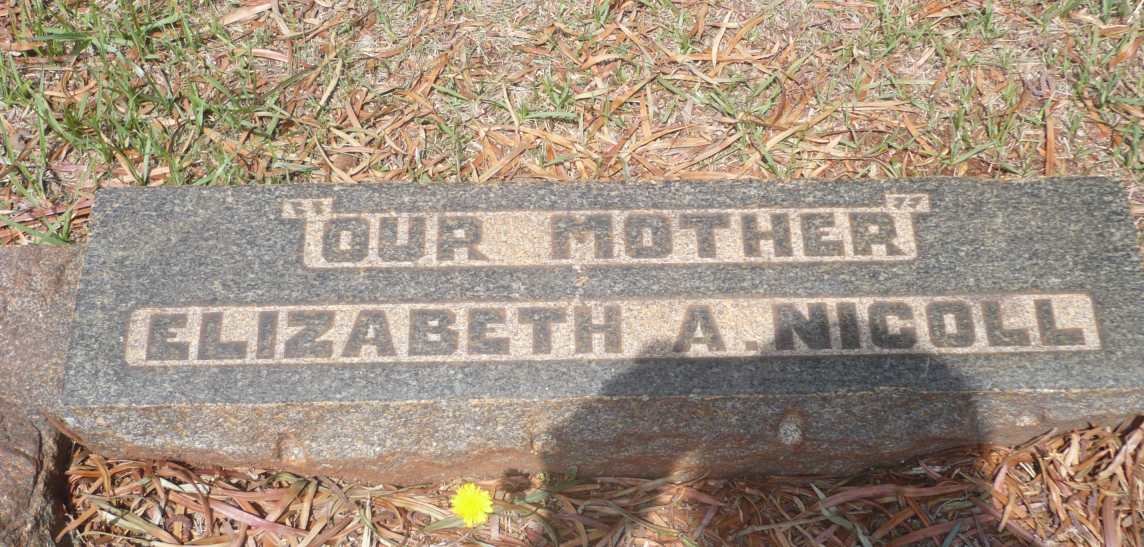 NICOLL Elizabeth A.