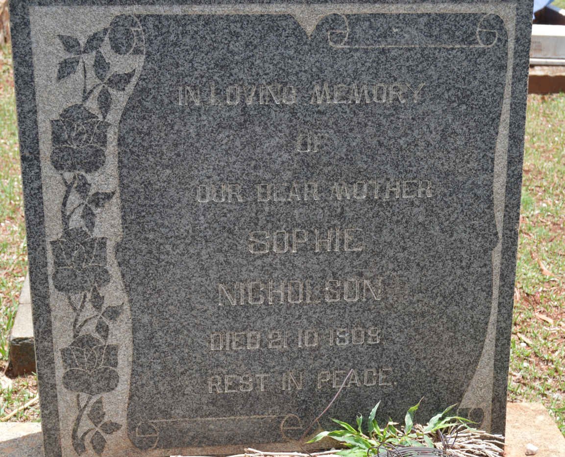 NICHOLSON Sophie -1908