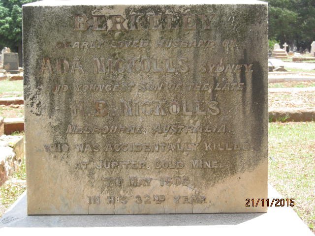 NICHOLLS Berkeley -1906