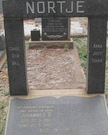 NORTJE Johannes G. 1911-1967