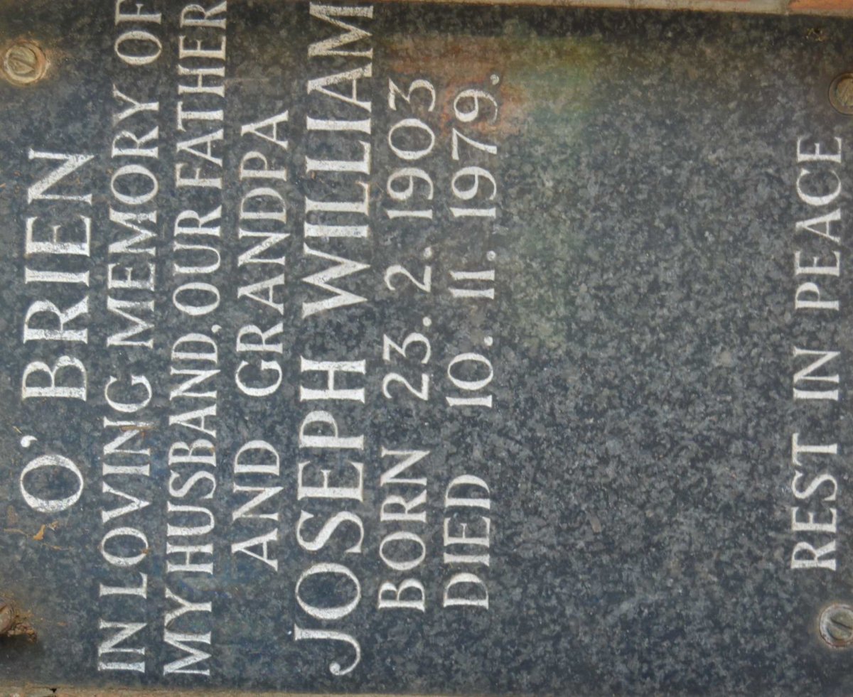 O'BRIEN Joseph William 1903-1979