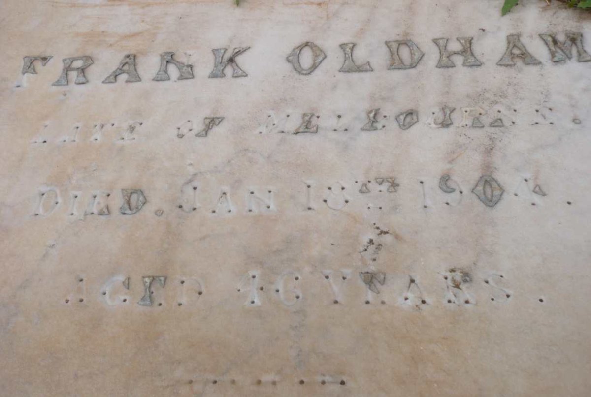 OLDHAM Frank -1904