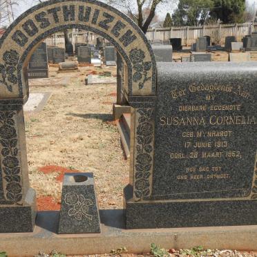 OOSTHUIZEN Susanna Cornelia nee MYNHARDT 1913-1952