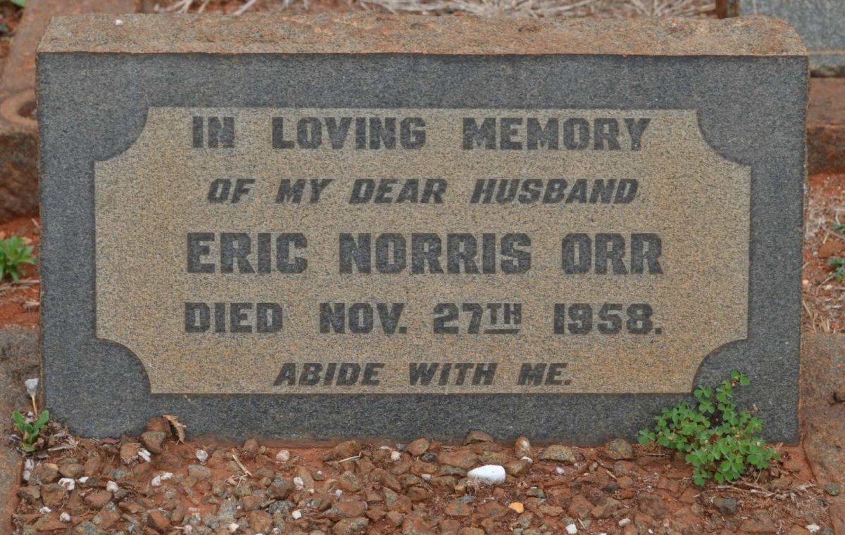 ORR Eric Norris -1958