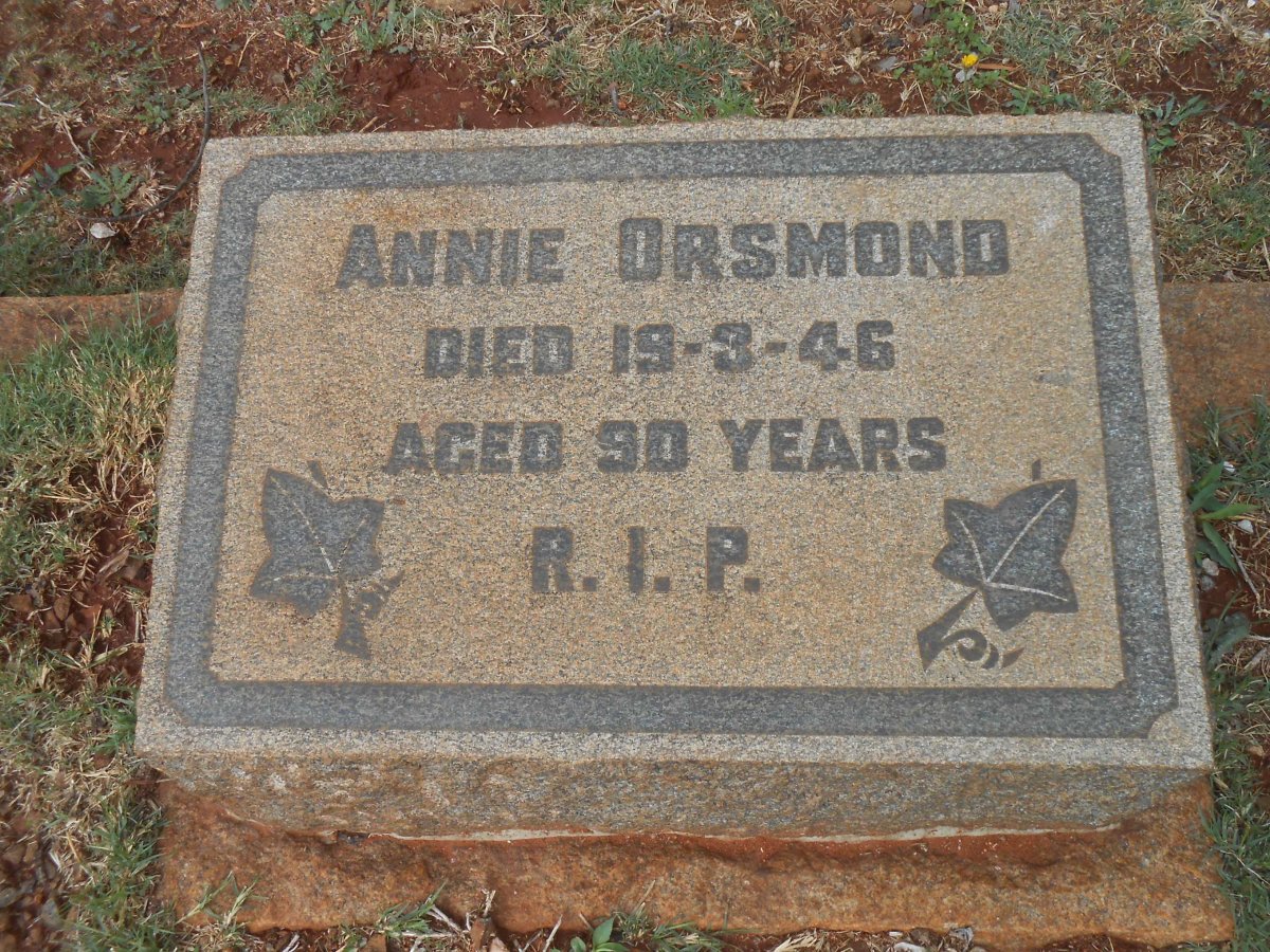 ORSMOND Annie -1946