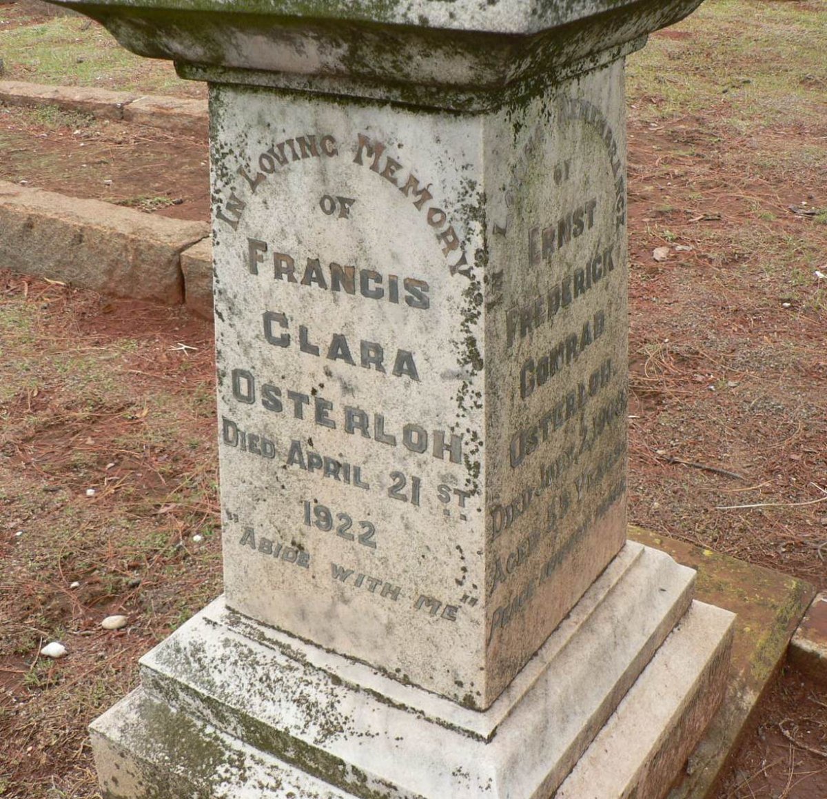 OSTERLOH Francis Clara -1922