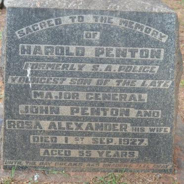 PENTON Harold -1927