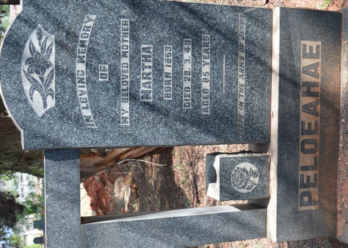 PELOEAHAE Martha 1863-1948