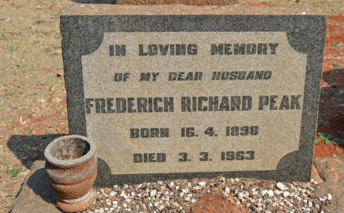 PEAK Frederich Richard 1898-1963