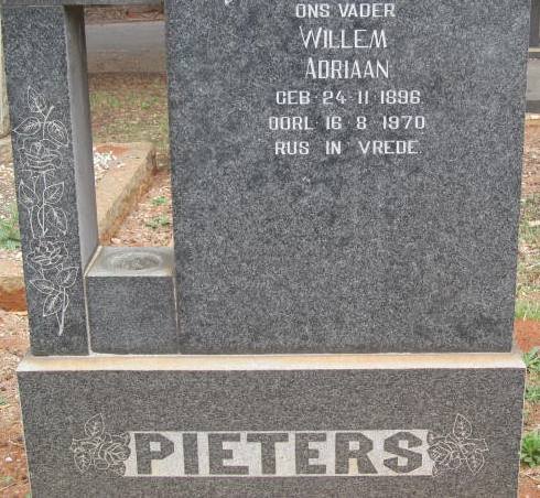 PIETERS Willem Adriaan 1896-1970