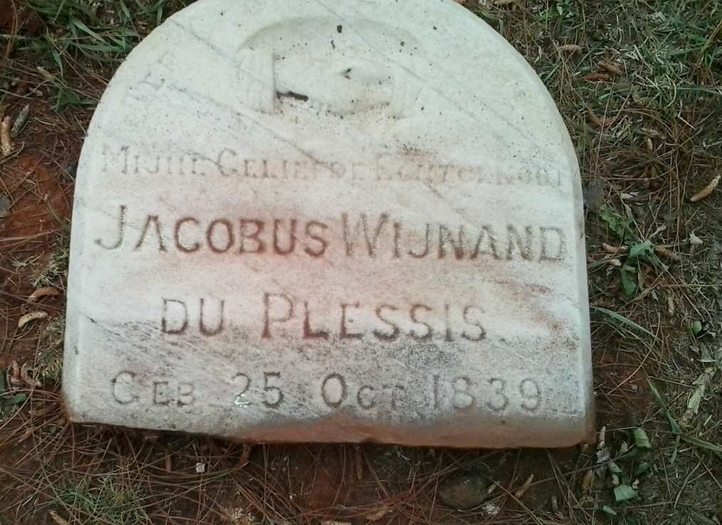 PLESSIS Jacobus Wijnand, du 1839-?