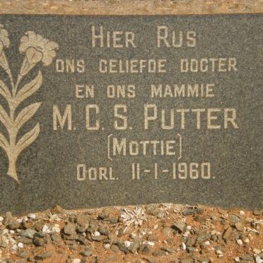 PUTTER M.C.S. -1960