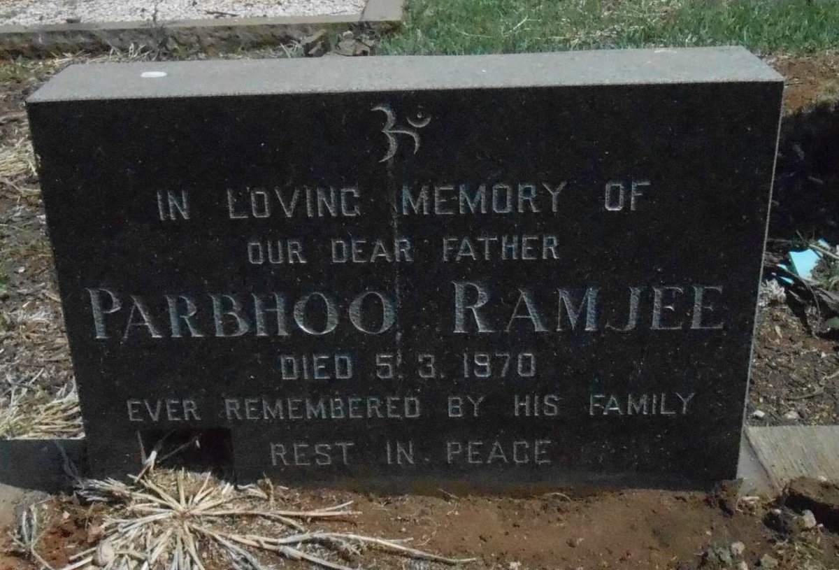 RAMJEE Parbhoo -1970