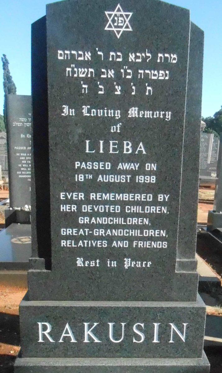 RAKUSIN Lieba -1998