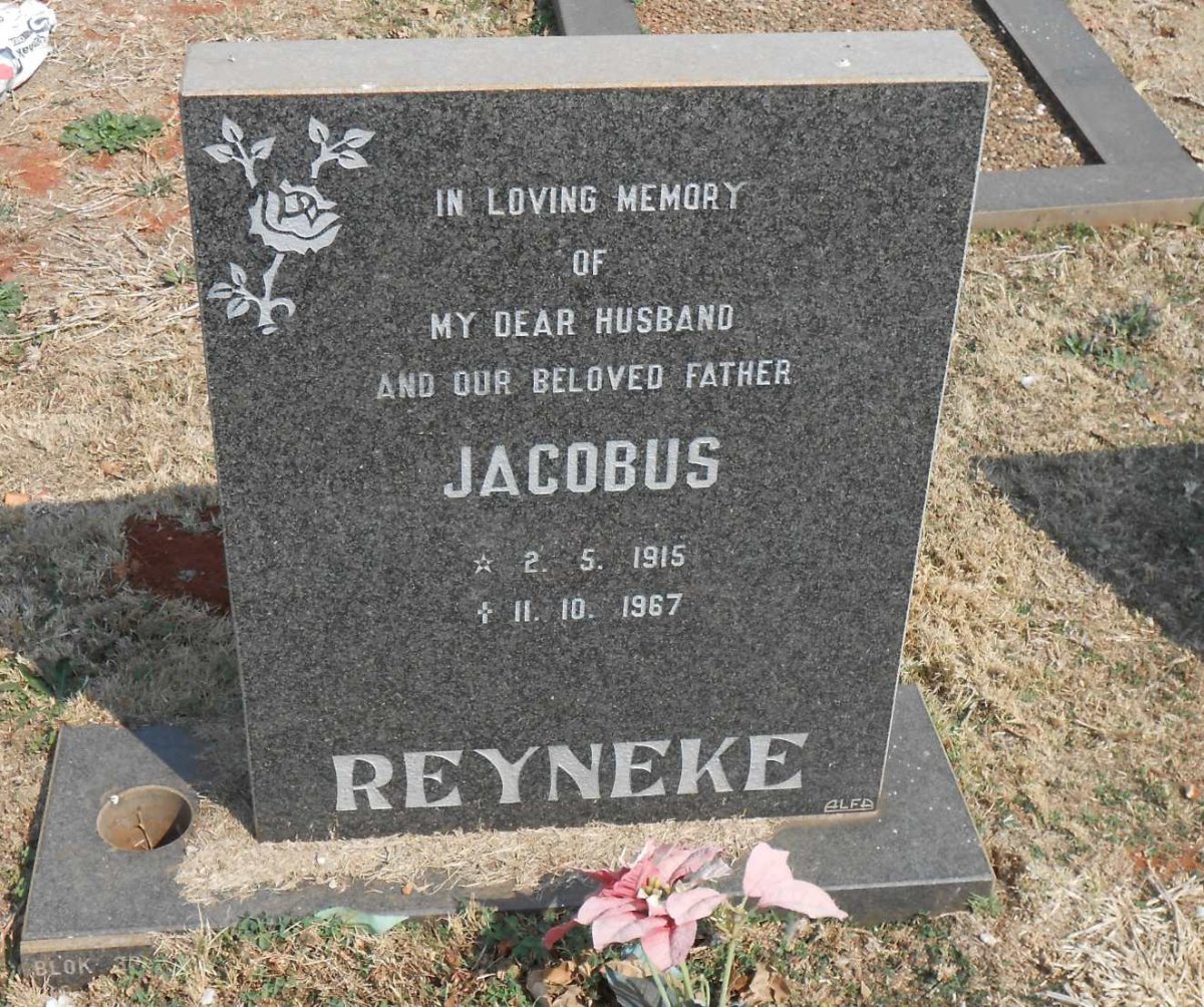 REYNEKE Jacobus 1915-1967