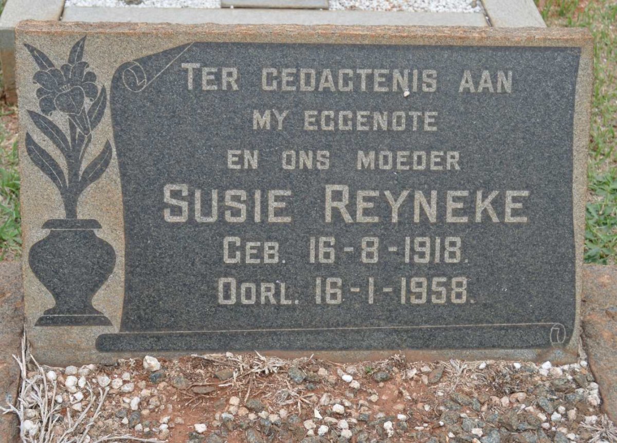 REYNEKE Susie 1918-1958