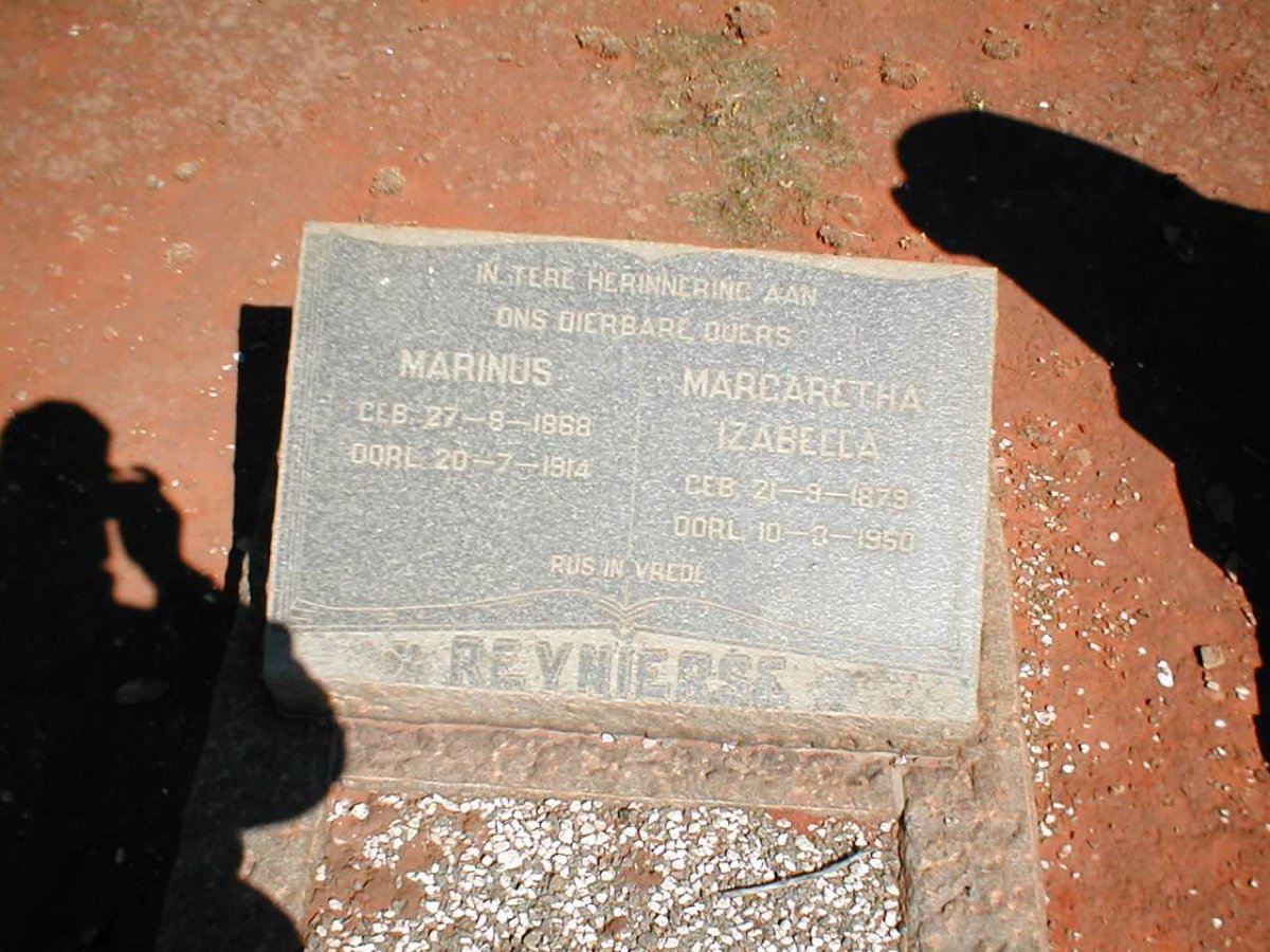 REYNIERSE Marinus 1868-1914 &amp; Margaretha Izabella 1879-1950