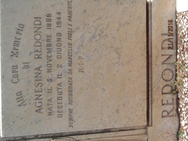 REDONDI Agnesina 1898-1944