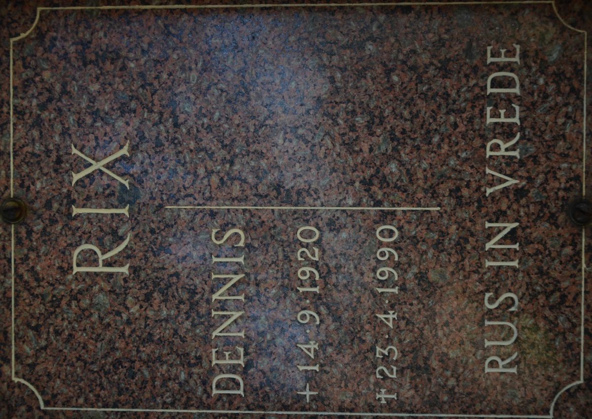 RIX Dennis 1920-1990