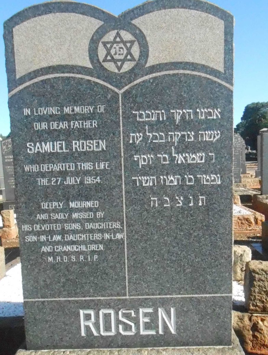 ROSEN Samuel -1954