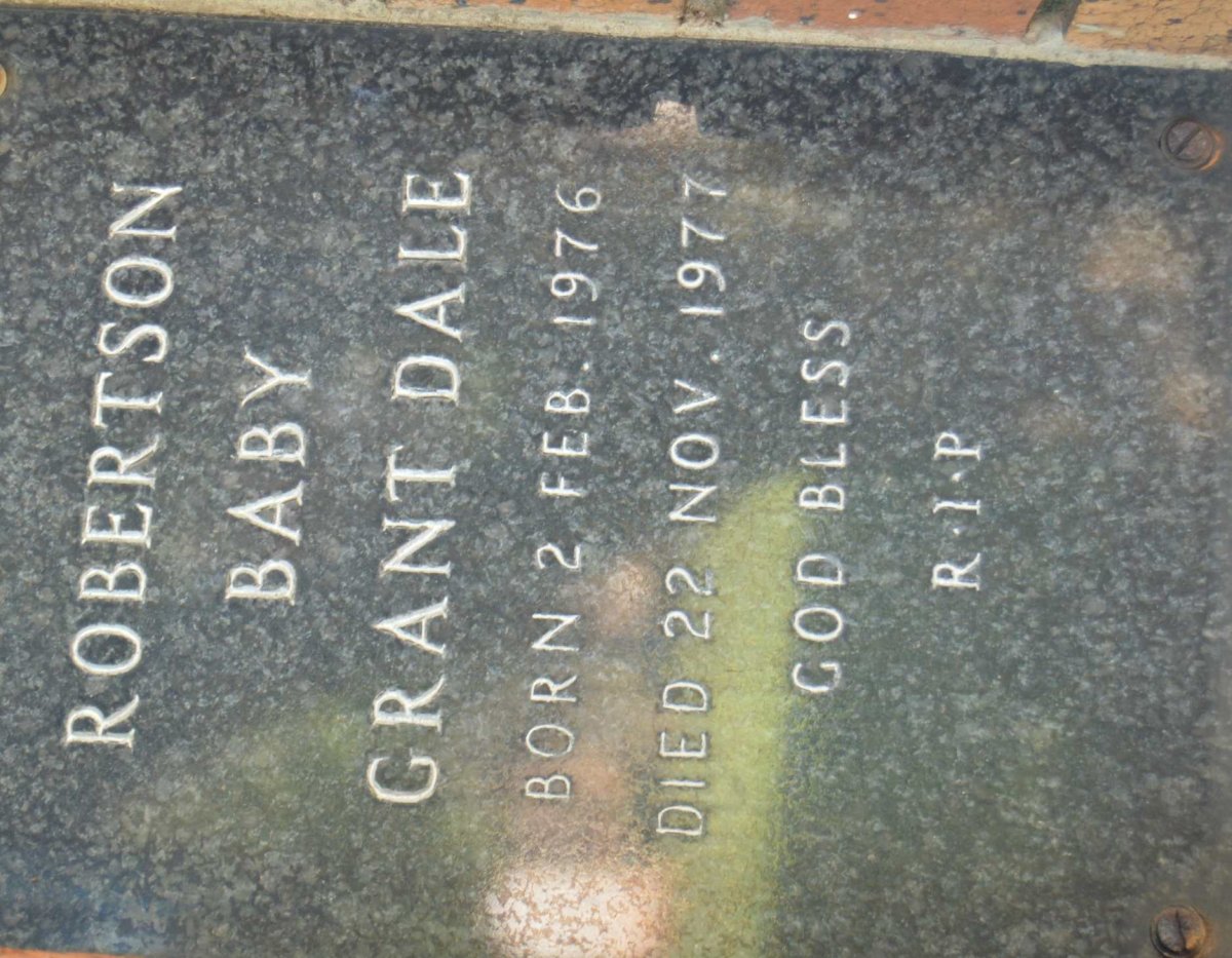 ROBERTSON Grant Dale 1976-1977