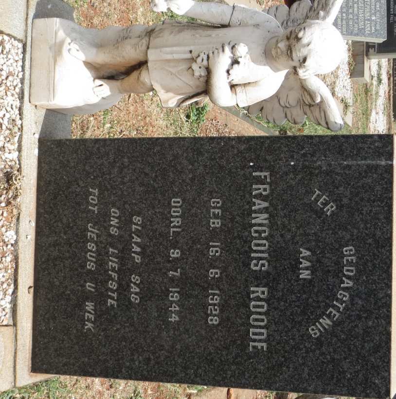 ROODE Francois 1928-1944