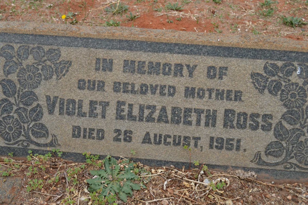 ROSS Violet Elizabeth -1951