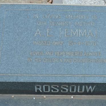 ROSSOUW A.E. -1970