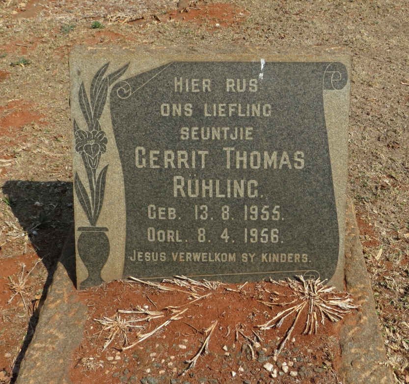 RÜHLING Gerrit Thomas 1955-1956