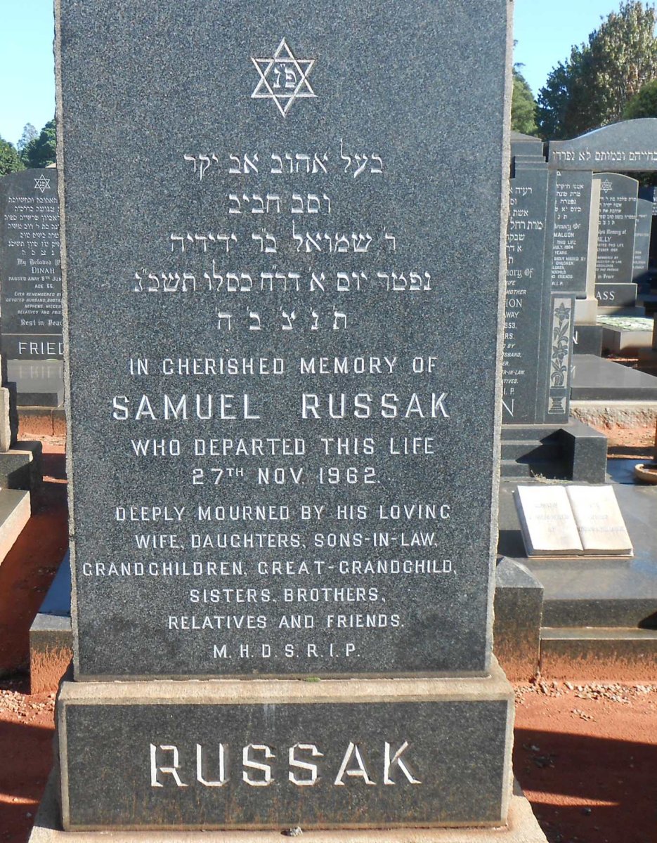 RUSSAK Samuel -1962