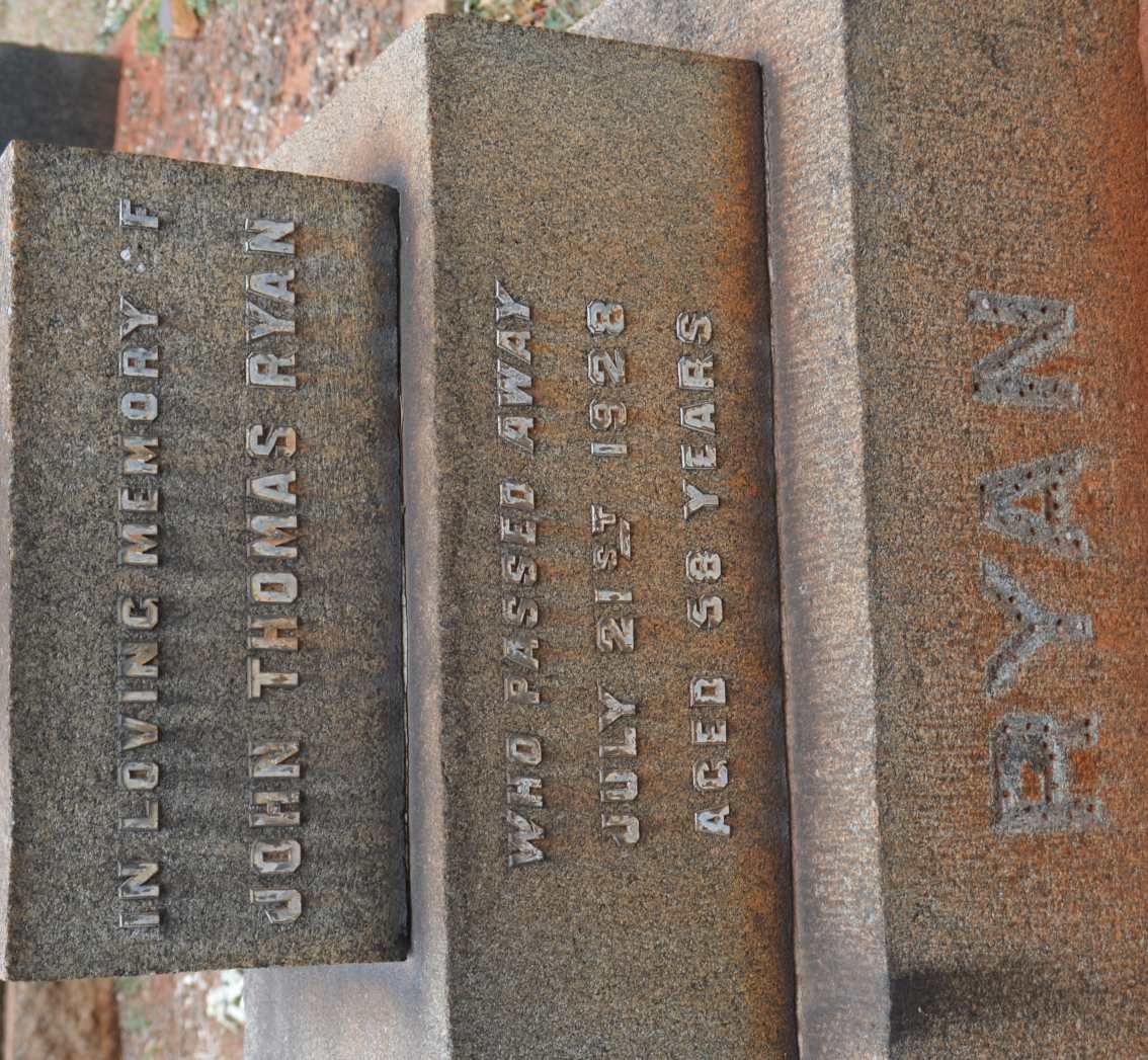 RYAN John Thomas -1928