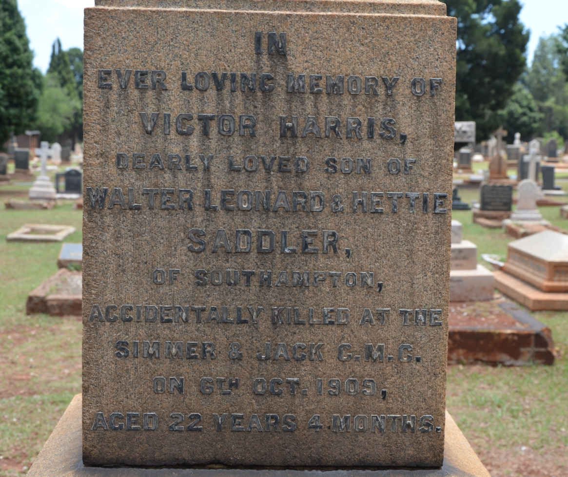 SADDLER Victor Harris -1909