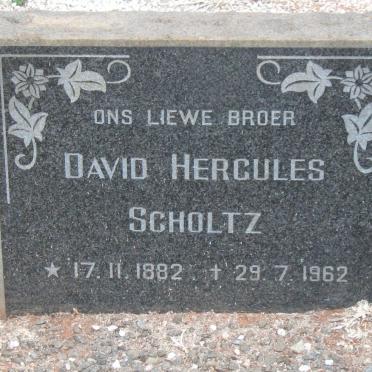 SCHOLTZ David Hercules 1882-1962