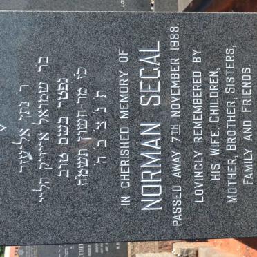 SEGAL Norman -1988