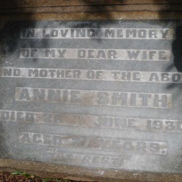 SMITH Annie -1930