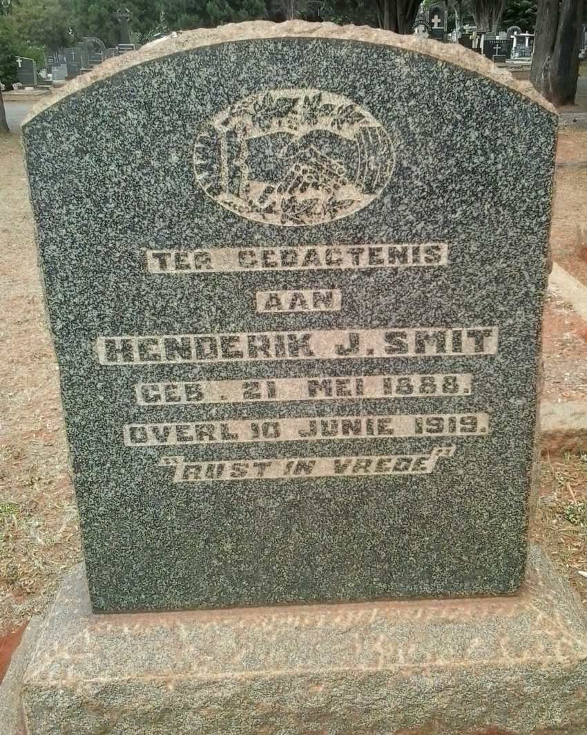 SMIT Henderik J. 1888-1919