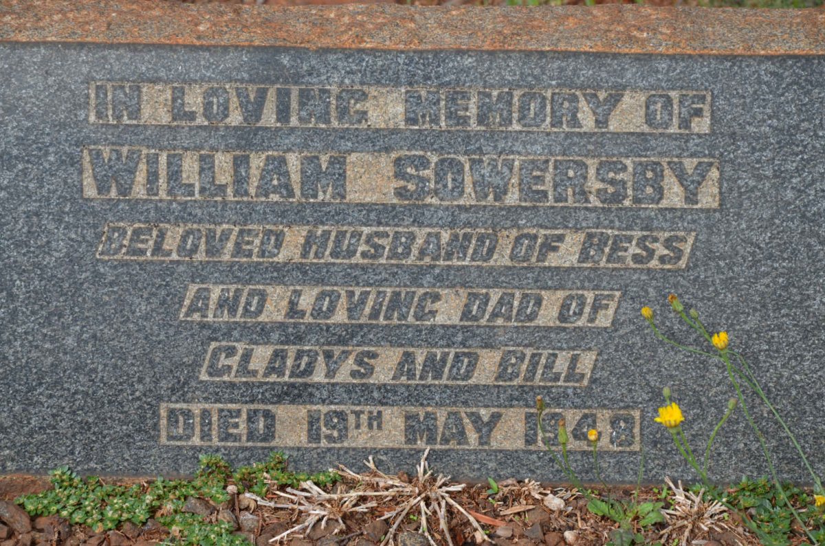 SOWERSBY William -1948